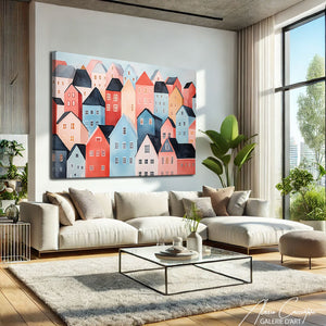 Tableau horizontal salon