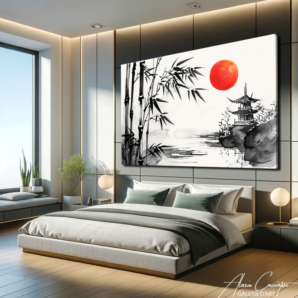 Tableau Paysage Japonais
