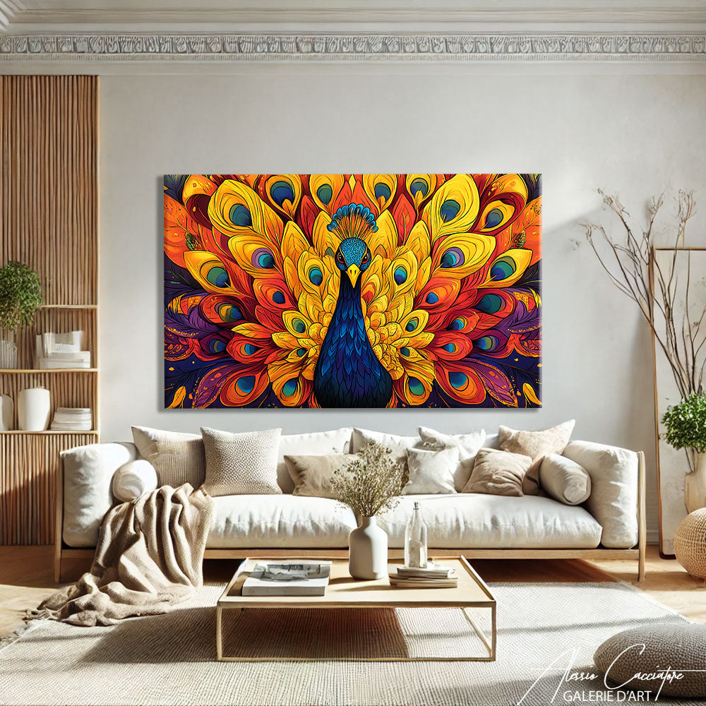 Peinture Couleur Paon