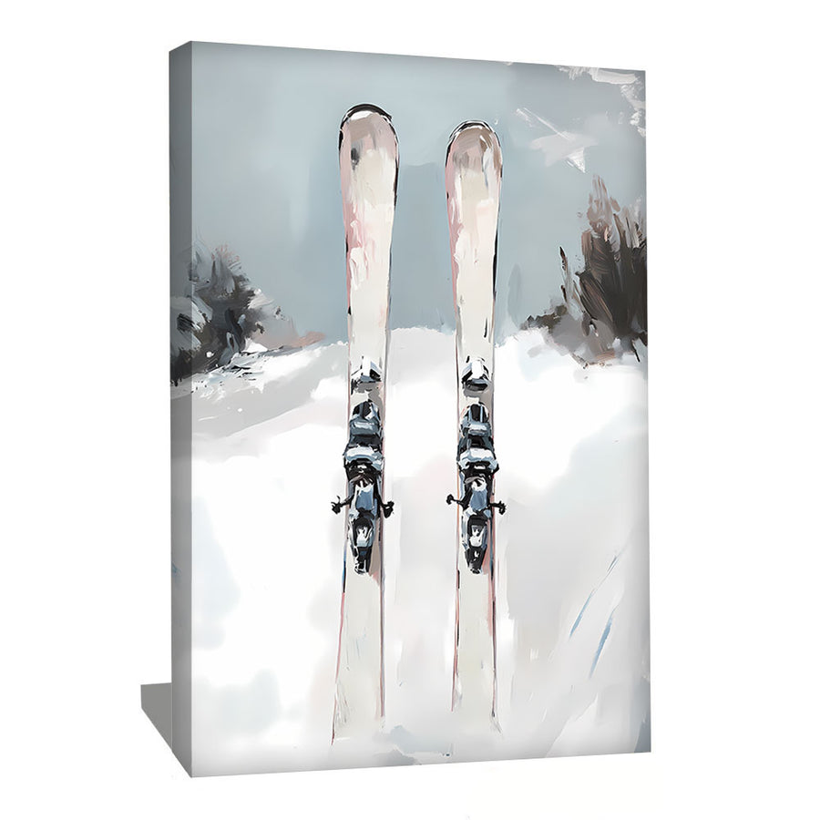 Tableau Ski Abstrait