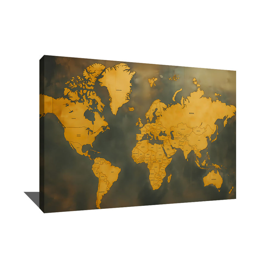 Tableau Mappemonde
