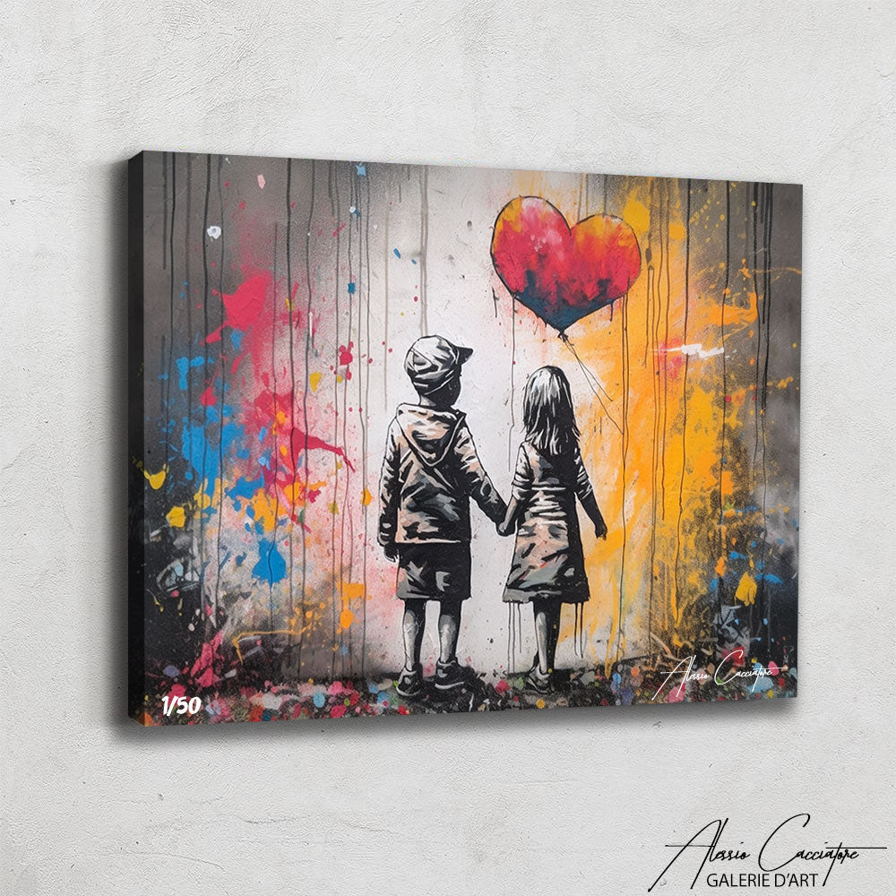 tableau pop art banksy