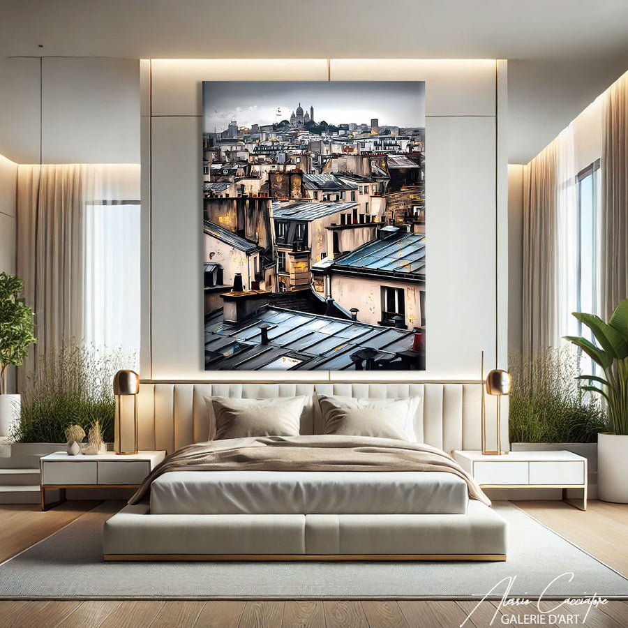 Tableau Toit De Paris – mise en situation