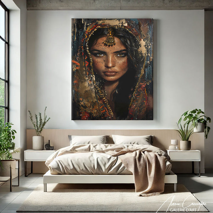 Tableau Femme Marocaine
