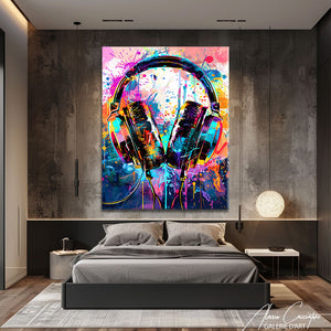 tableau pop art musique