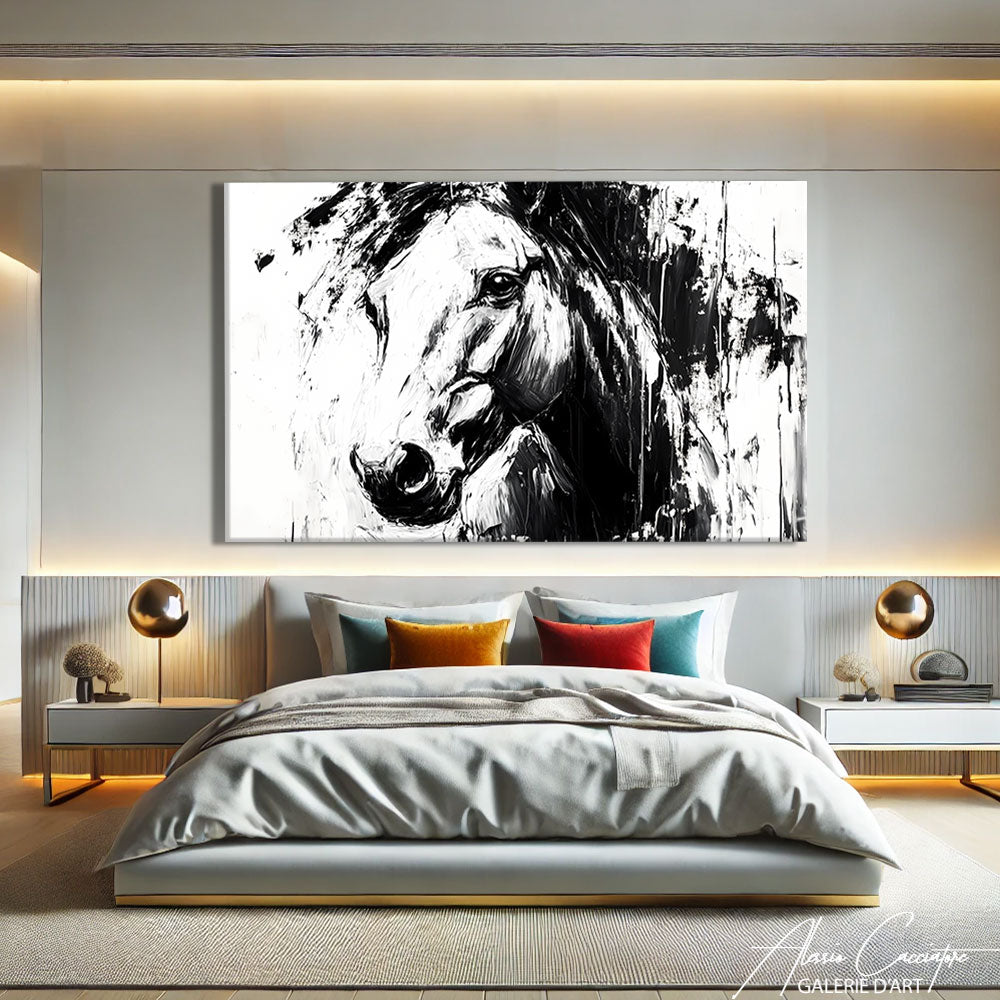 Cheval Peinture Moderne
