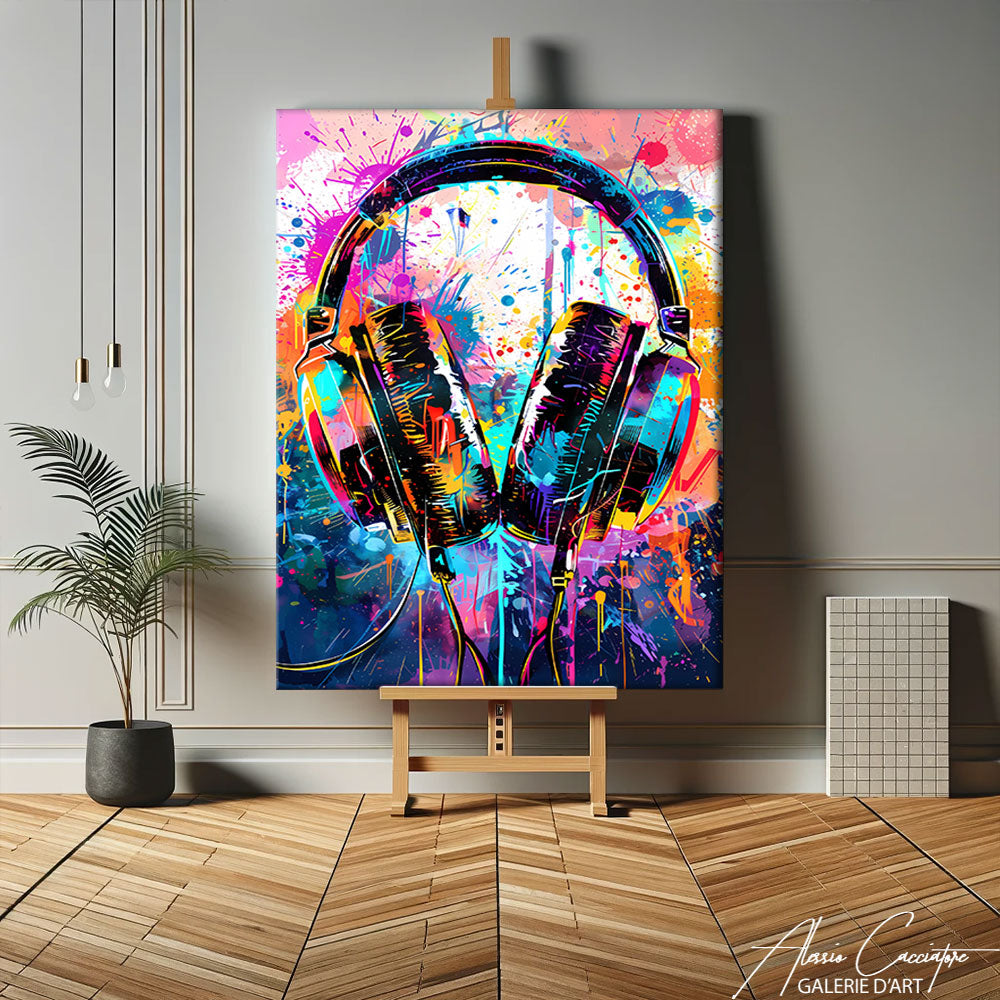 tableau pop art coloré