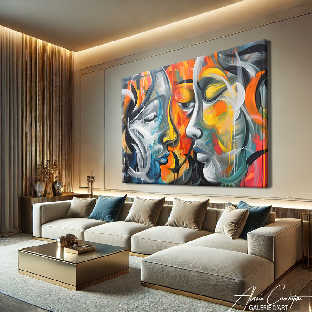 Tableau Contemporain Portrait
