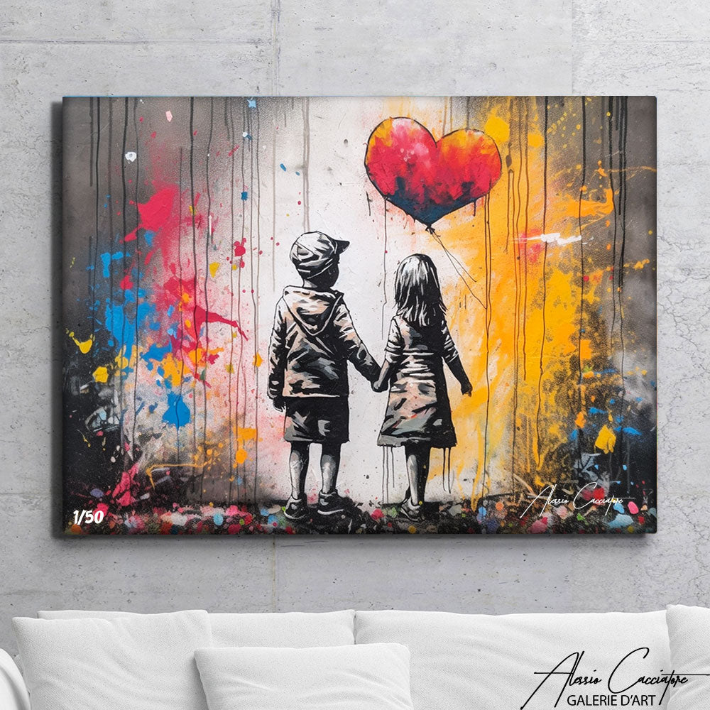 tableau pop art banksy