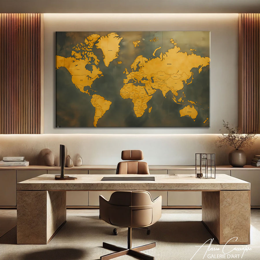 Tableau Mappemonde – mise en situation