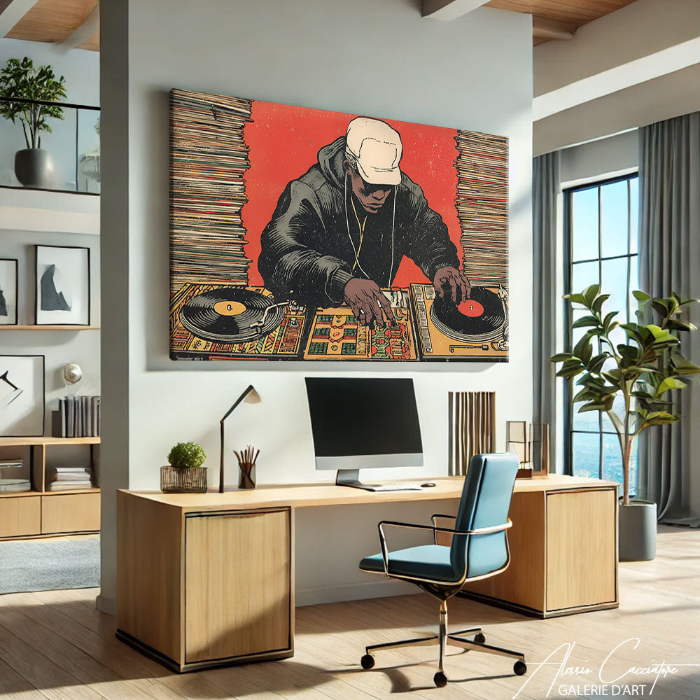 Tableau Dj Abstrait