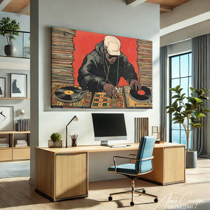 Tableau Dj Abstrait
