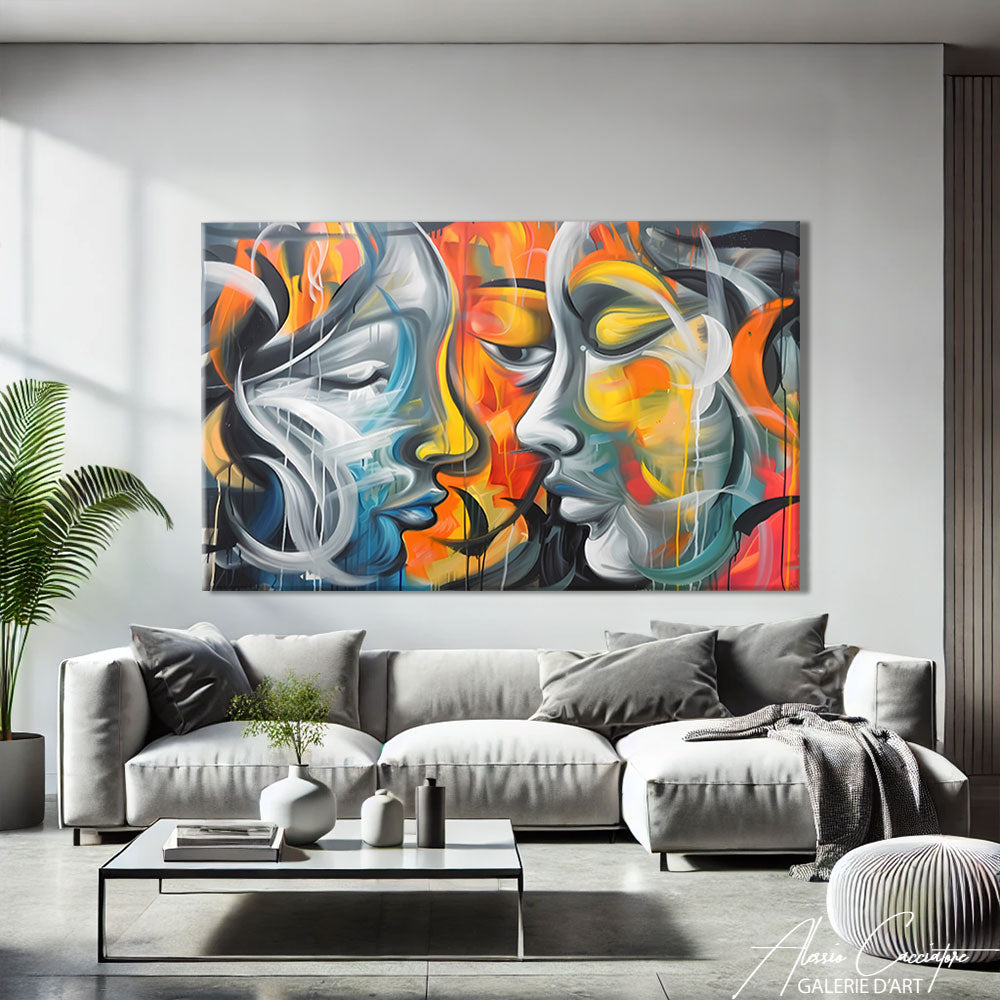 Tableau Contemporain sur Toile
