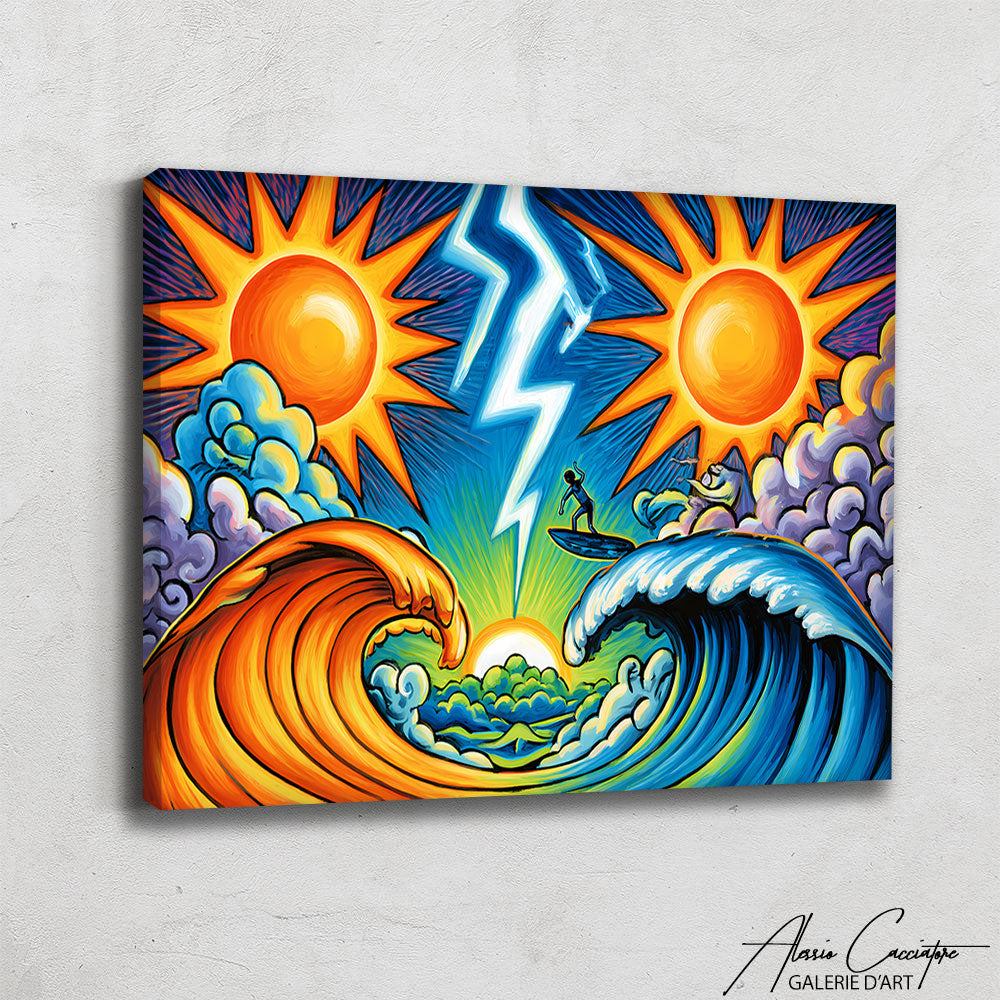 Tableau Vagues Mer