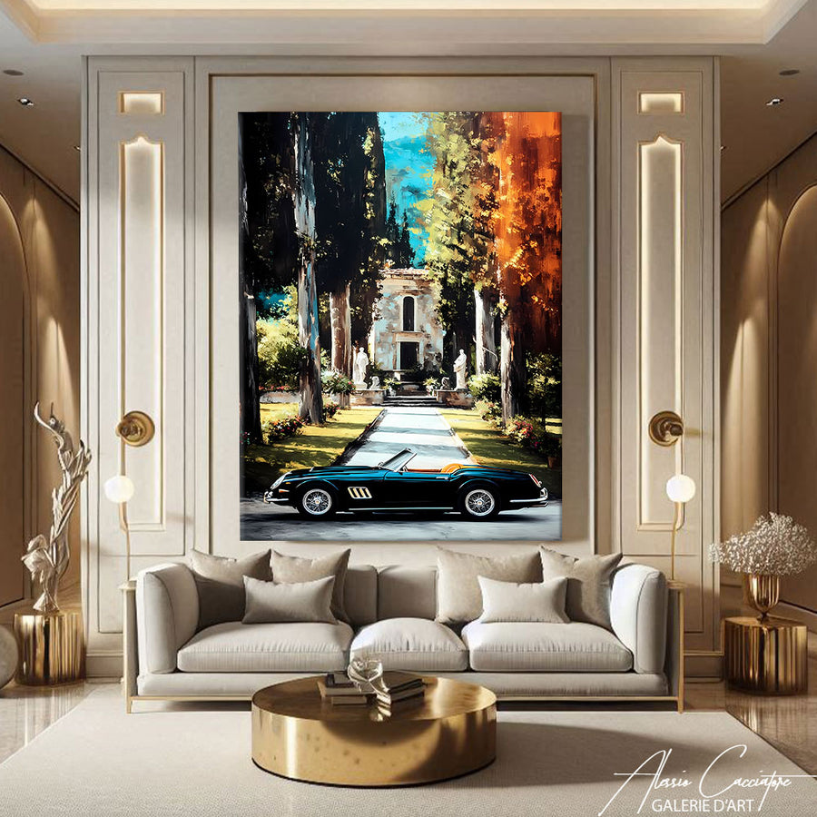 Tableau Luxe Voiture – mise en situation