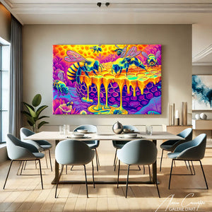 Tableau panoramique salon
