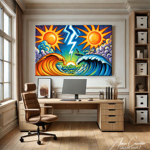 Tableau Mer Moderne