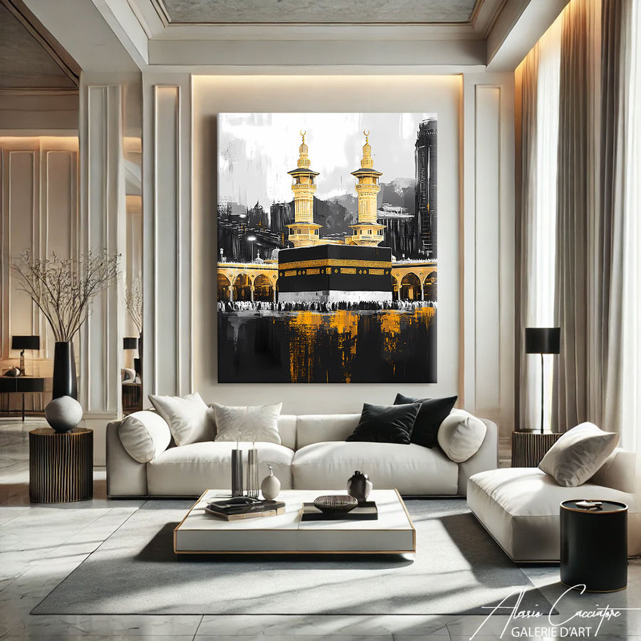 Tableau Peinture Islam
 – mise en situation