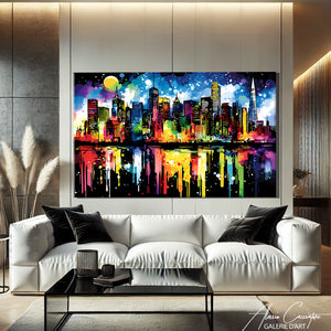 Tableau Panoramique Salon