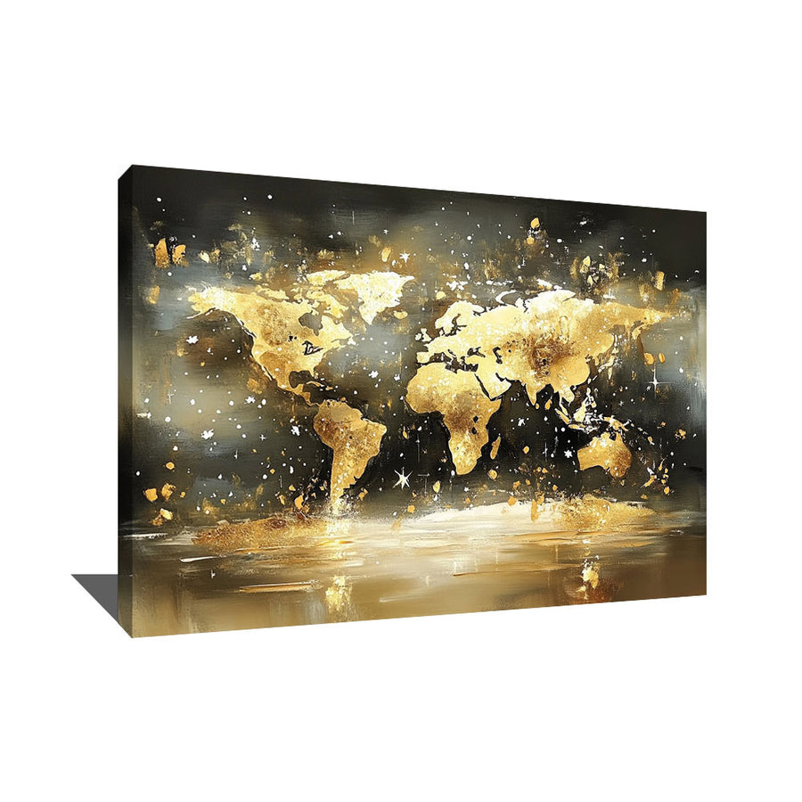 Tableau Mappemonde Luxe