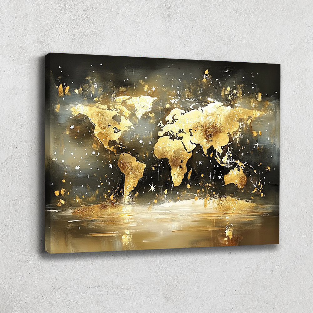 Tableau Mappemonde Luxe