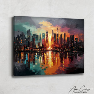 Tableau Abstrait Couleur