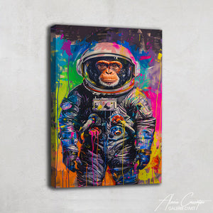 Toile Singe Pop Art