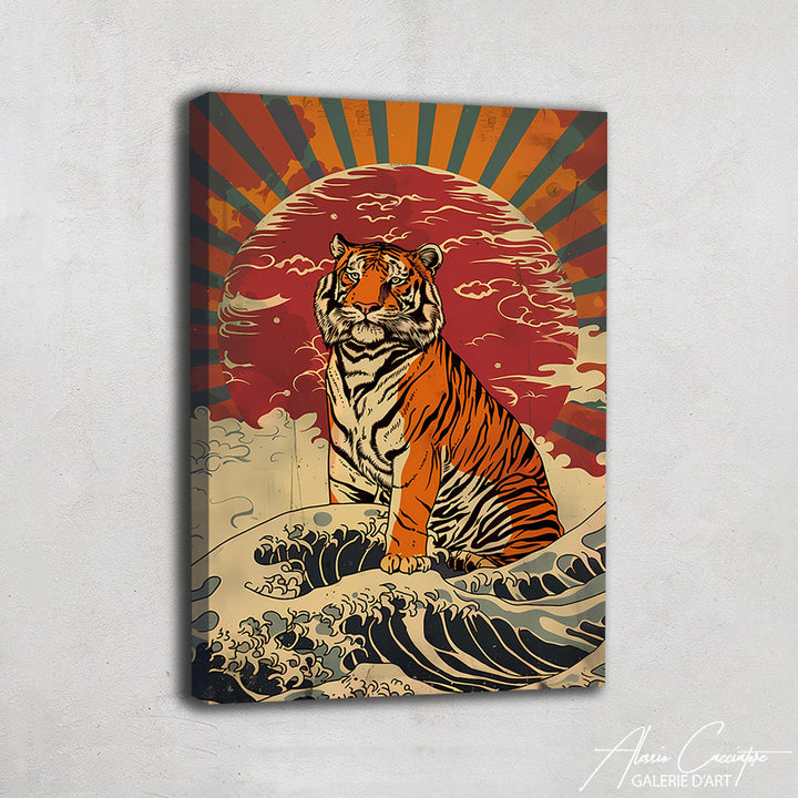 Toile Tigre Japonais
