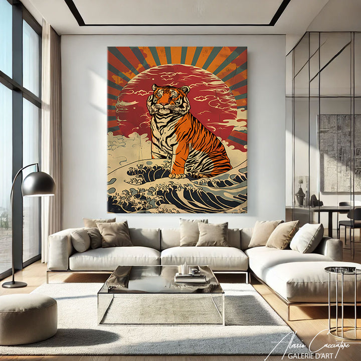 Tigre Toile Imprimée
