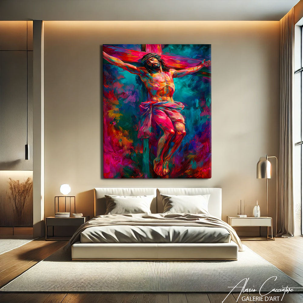 TABLEAU CRUCIFIXION JESUS