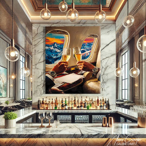 Tableau champagne luxe