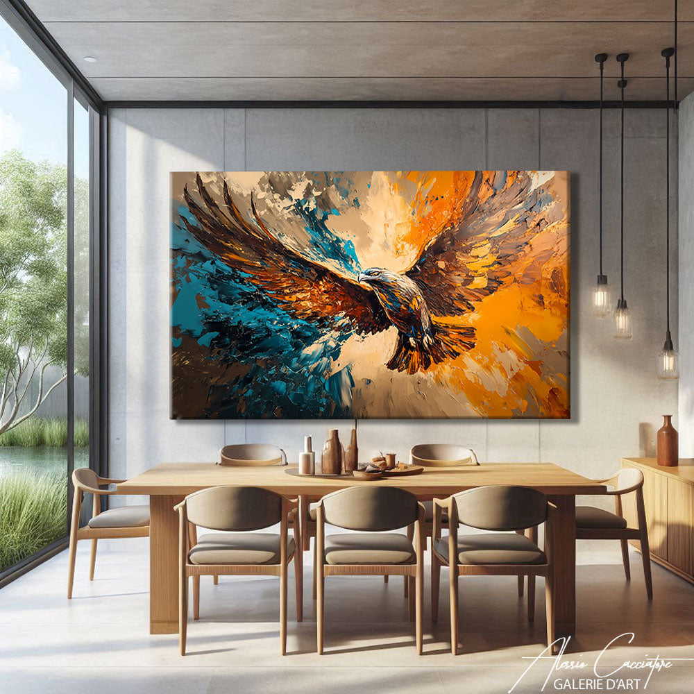 Tableau Oiseau dans le Ciel
