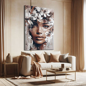 Peinture Fleurs Abstrait