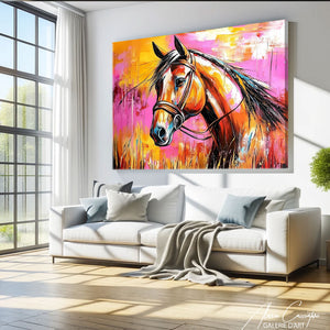 Cheval en Peinture
