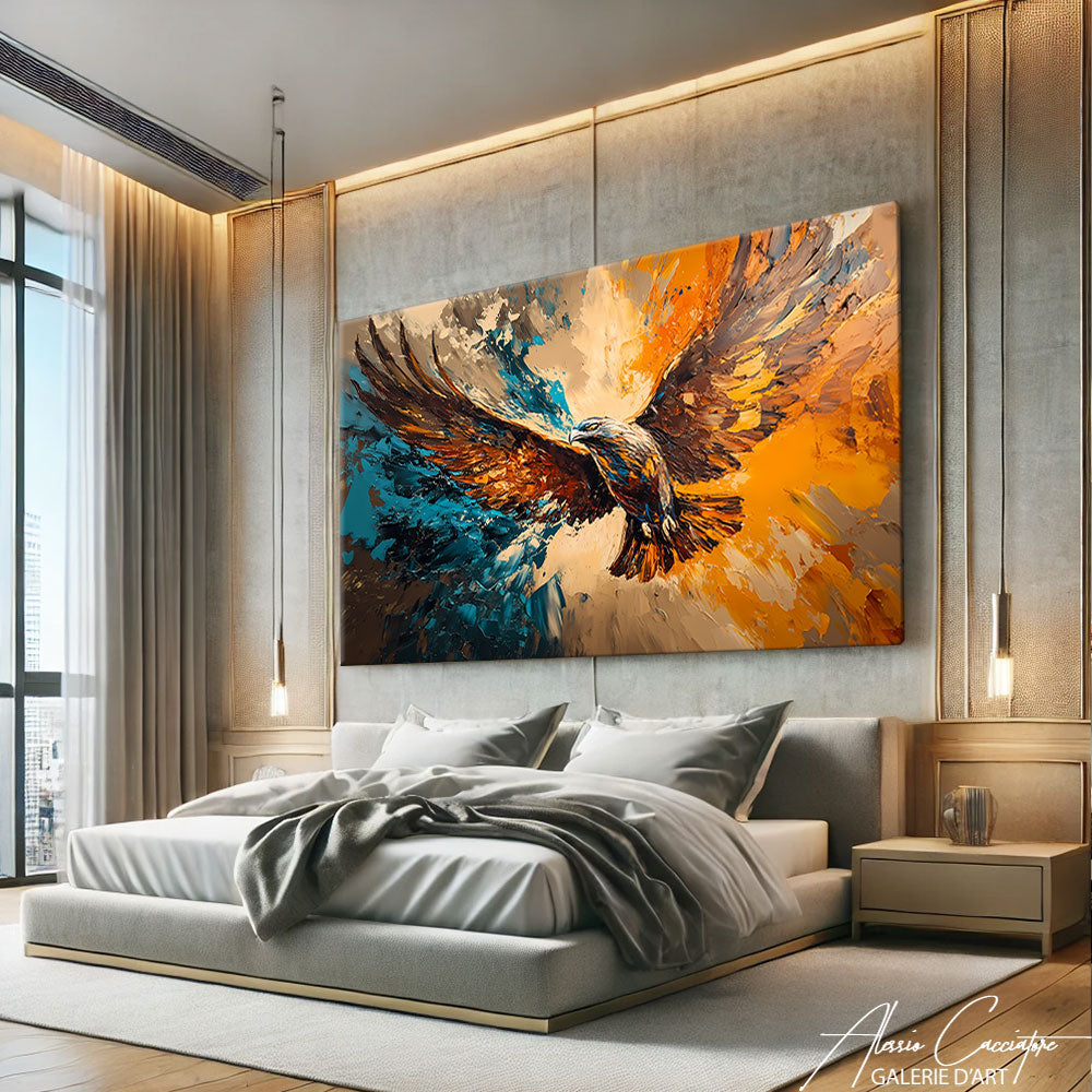 Tableau Oiseau Moderne