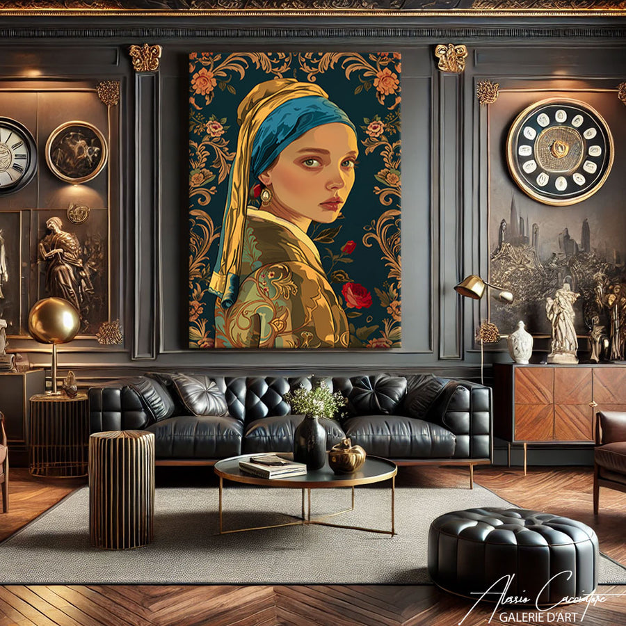 TABLEAU FEMME BAROQUE – mise en situation