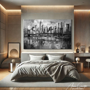 TABLEAU  NEW YORK NOIR ET BLANC
