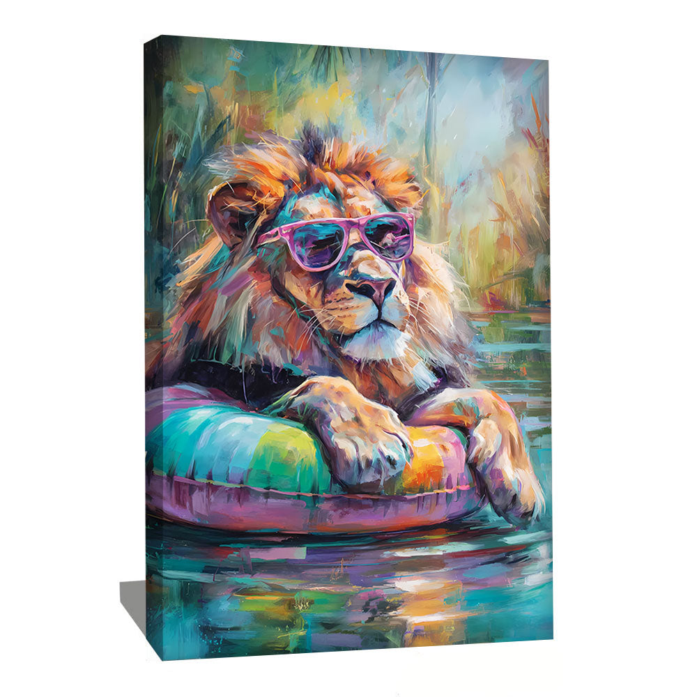 Tableau Lion Salle De Bain