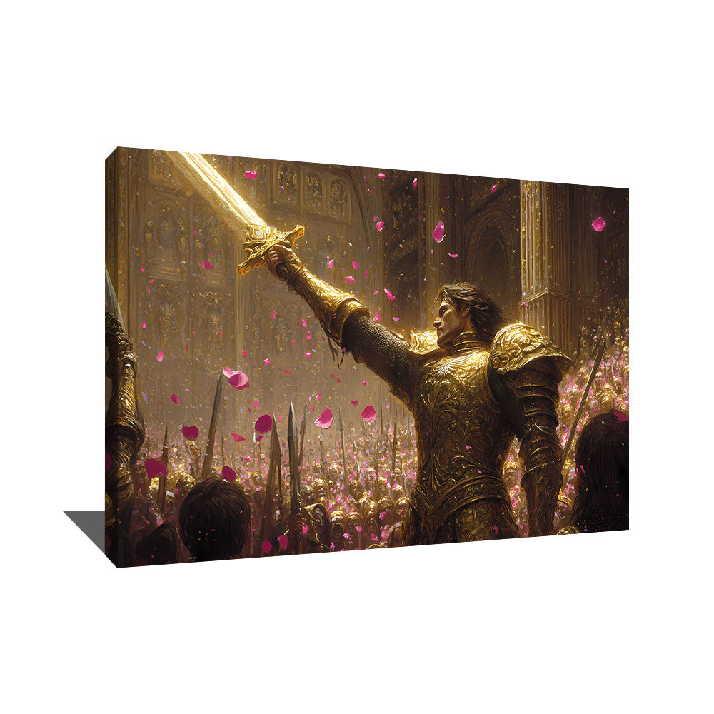 TABLEAU CHEVALIER MOYEN ÂGE