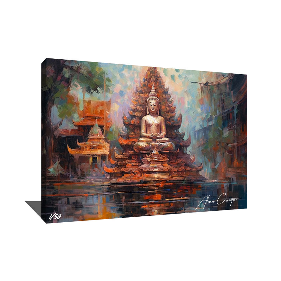 tableau bouddha