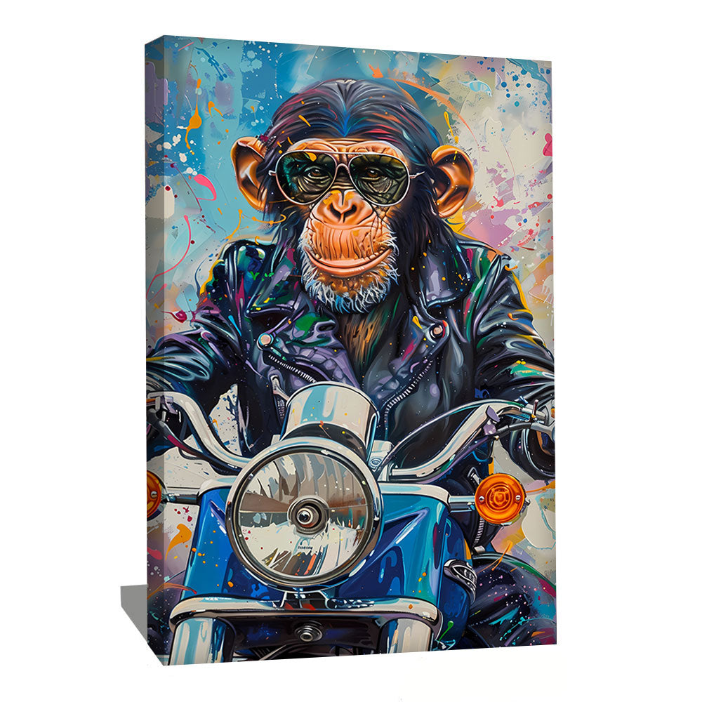 Monkey Painting | Alessio Cacciatore