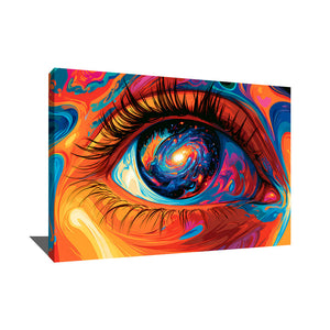 Tableau Peinture Yeux