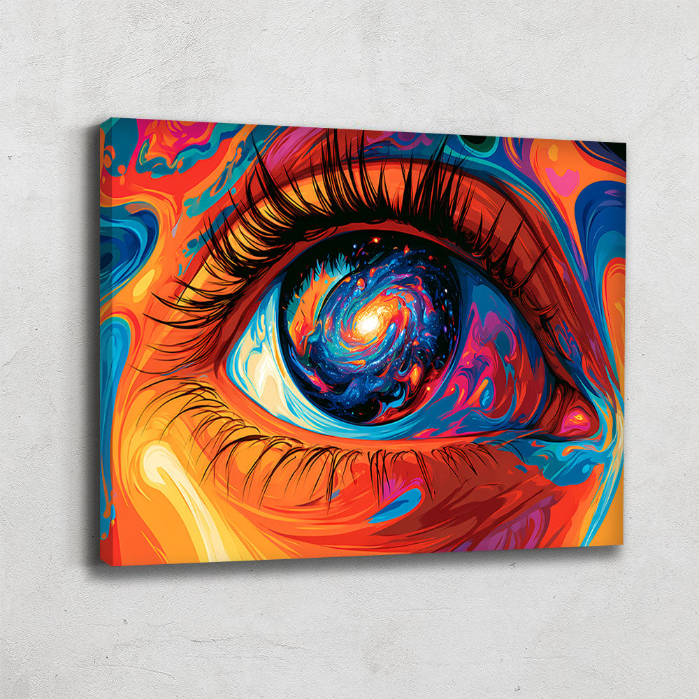 Tableau Peinture Yeux