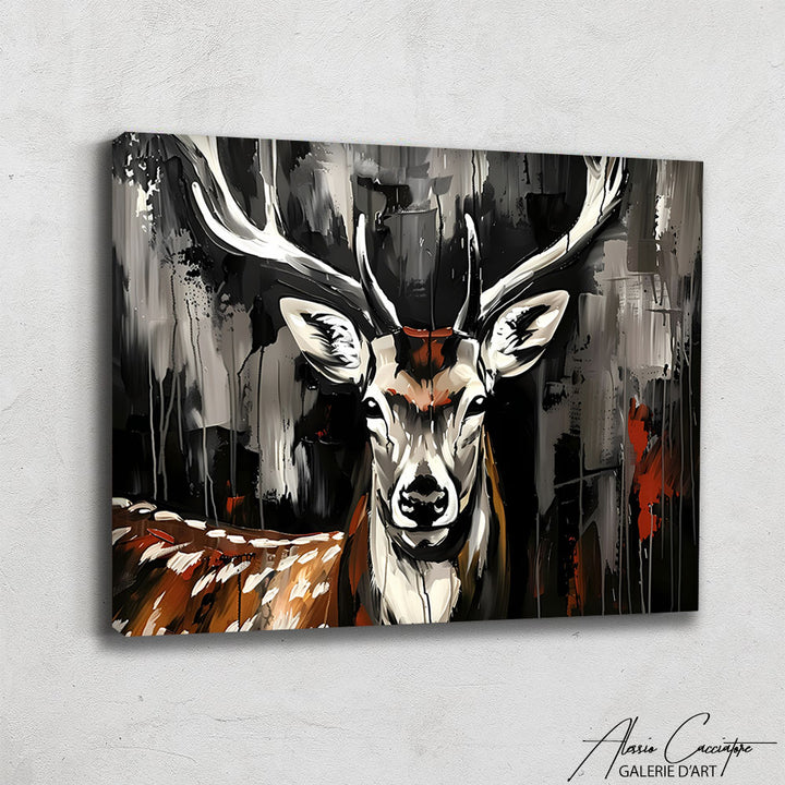 Peinture Tête de Cerf