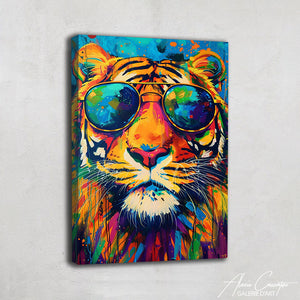 TABLEAU AVEC UN TIGRE