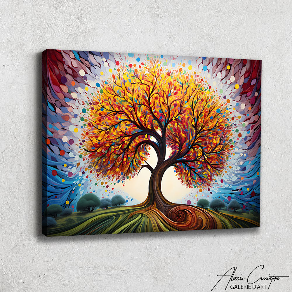 tableau arbre de vie couleur