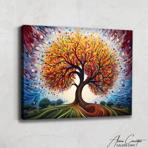 tableau arbre de vie couleur