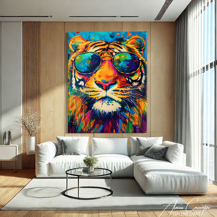 TABLEAU AVEC UN TIGRE