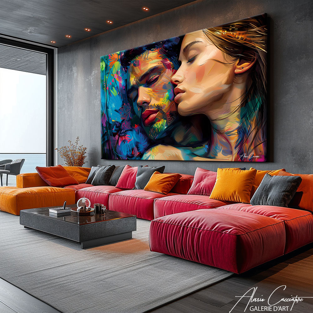 Tableau de Couple Amoureux