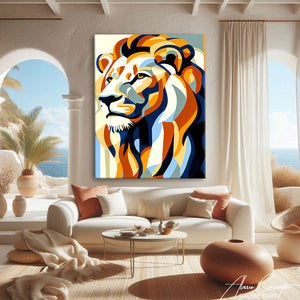 Peinture Géométrique Animaux